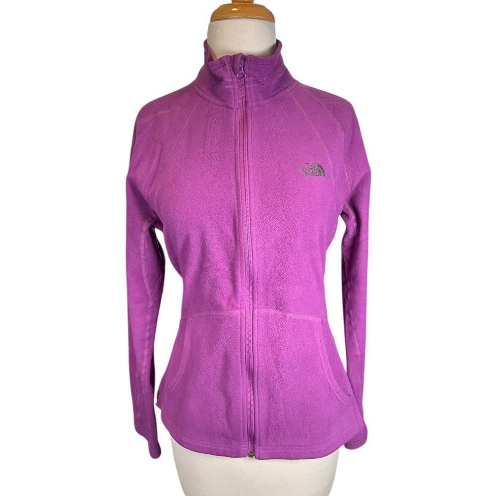 The North Face Women’s Full-Zip Fleece Jacket – Purple Size Medium Active Cozy